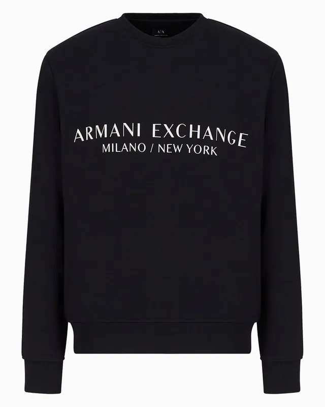 Armani Exchange Mann Sweatshirt Marine L Kostenfreie Lieferung