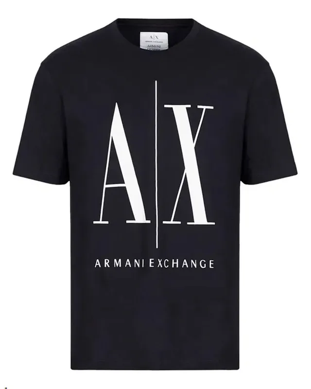 Armani Exchange Men T-Shirt Navy Str. L Sonderaktion