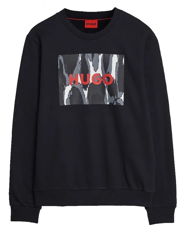 Hugo Boss Duragol Sweatshirt Sort Str. L Aktuell
