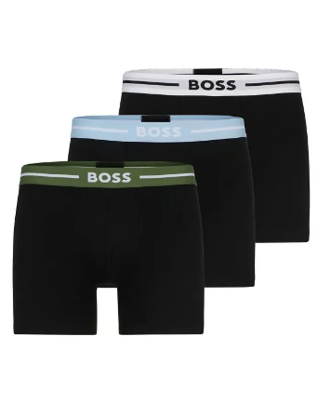 Hugo Boss 3-pack Boxer Brief Cotten Stretch Str. XL Sichere Zahlung