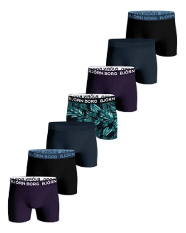 Björn Borg Cotton Stretch Shorts 7-pack Str. L Geprüft