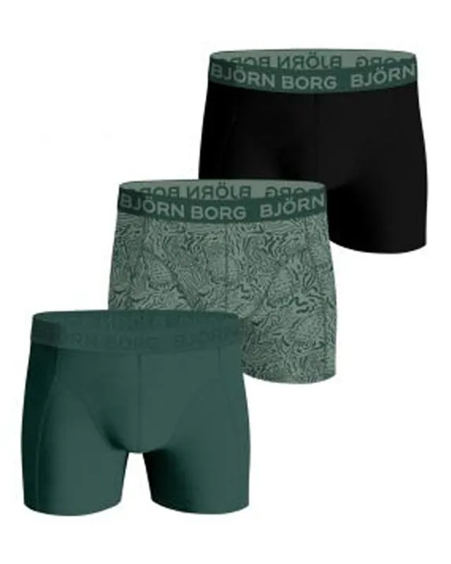 Top-Preis Björn Borg Cotton Stretch Shorts 3-pack Str. XXL
