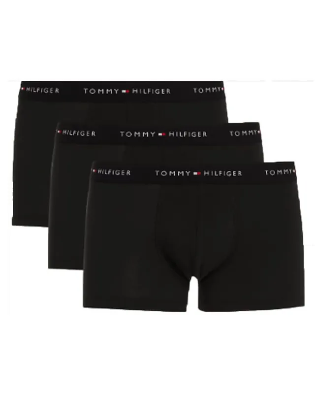 Im Trend Tommy Hilfiger Everyday Essentials Trunks 3-Pack Black Str. S