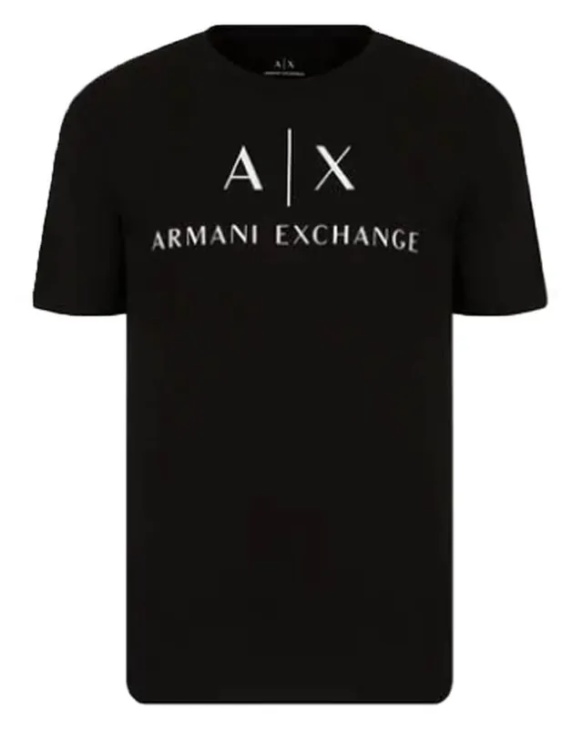 Giorgio Armani Exchange T-shirt Sort Str. M Wochenendangebot
