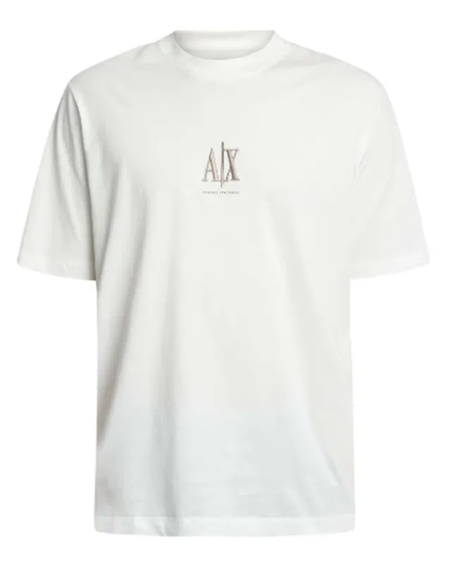 Preisreduziert Giorgio Armani Exchange T-shirt Off White Str. XL