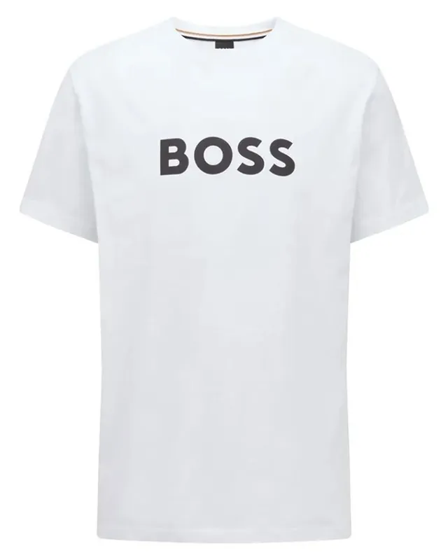 Hugo Boss T-Shirt RN UV Hvid Str. L Rabatt