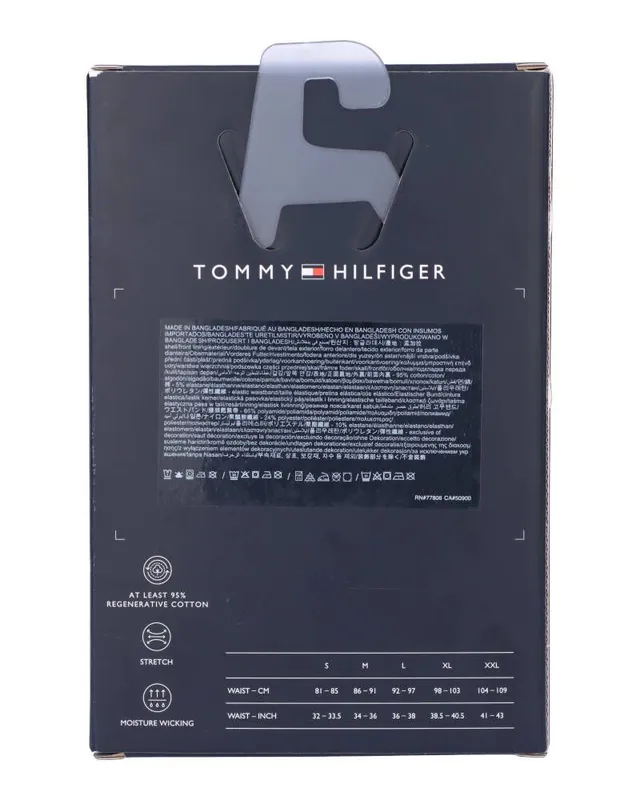 Premium Tommy Hilfiger Signature Cotton Essentials Trunks 3-Pack White Str. M