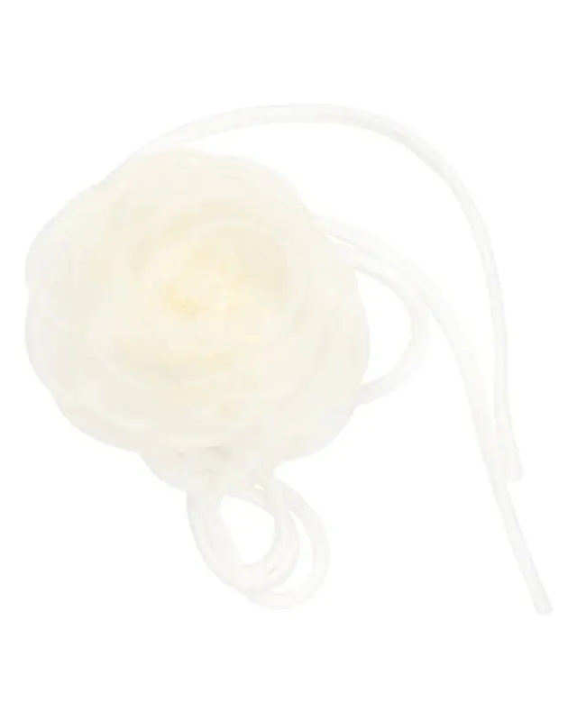 Pico Organza Rose String Ivory Echt