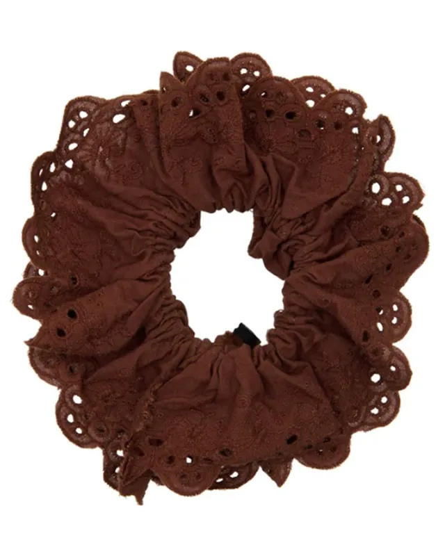 Pico Lace Scrunchie Chocolate Top-Preis