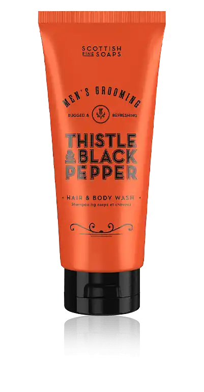 Gratis Versand Scottish Fine Soaps Men's Grooming Thistle & Black Pepper Hair & Body Wash (200 ml)