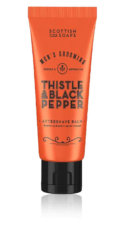 Billig Scottish Fine Soaps Men's Grooming Thistle & Black Pepper Aftershave Balm (75 ml)