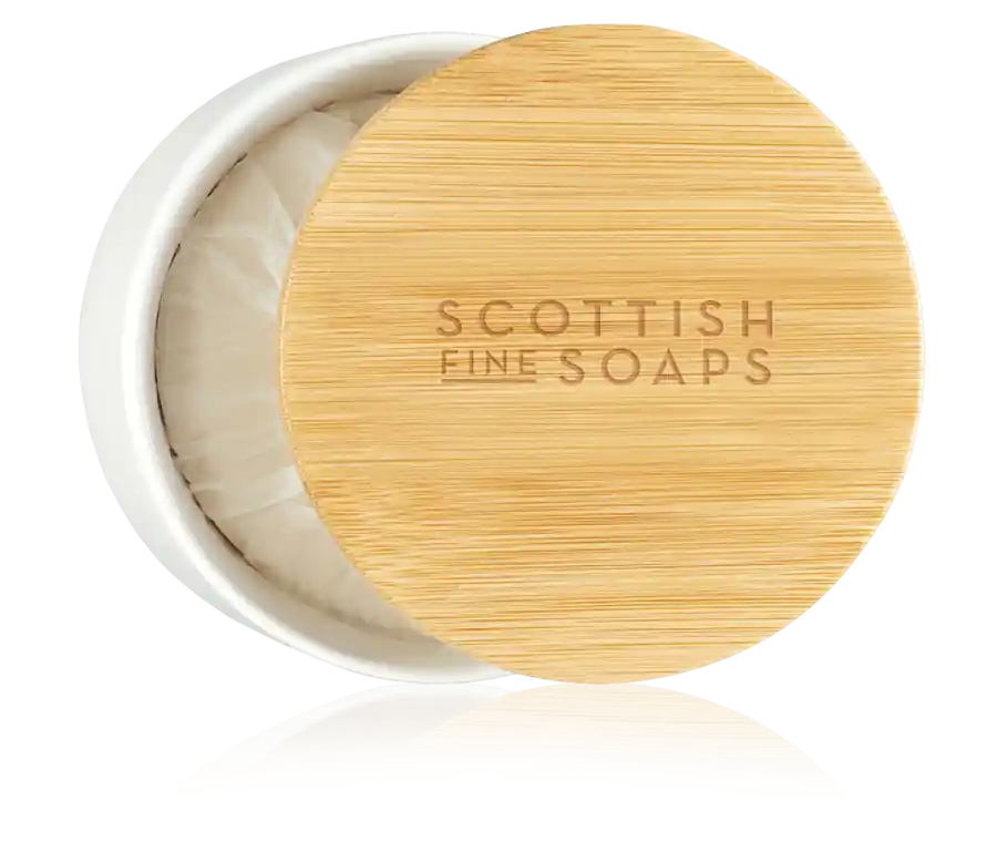 Scottish Fine Soaps Men's Grooming Thistle & Black Pepper Shave Soap & Bowl Set (100 g + 1Stück) Jetzt Kaufen