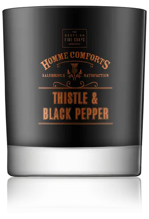 Markenprodukt Scottish Fine Soaps Men's Grooming Thistle & Black Pepper Scented Candle (300 ml)