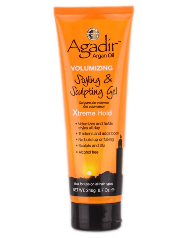 Nur Für Kurze Zeit Agadir Argan Oil Volumizing Styling & Sculpting Gel Extreme Hold (U)