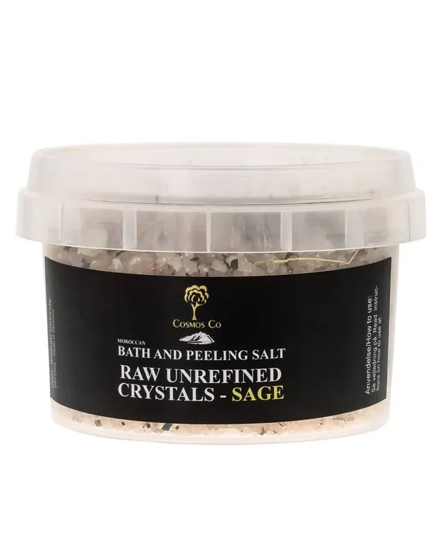 Cosmos Co Bath And Peeling Salt Raw Unrefined Crystals Salbei Premium