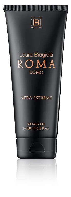 Laura Biagiotti Roma Uomo Nero Estremo Shower Gel (200 ml) Super-Preis