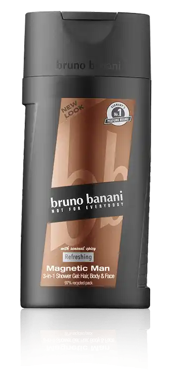 Bruno Banani Magnetic Man 3-in-1-Shower Gel (250 ml) Hochwertig