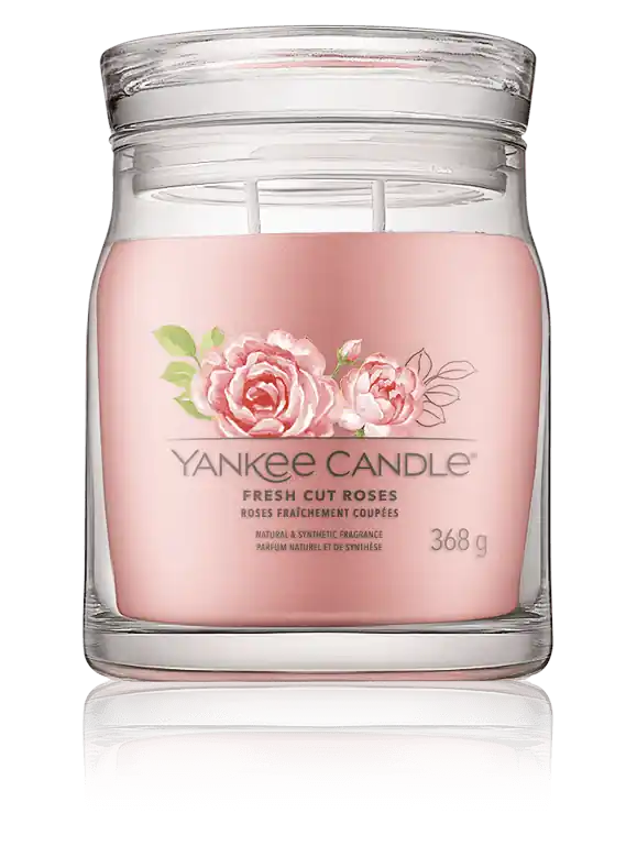 Yankee Candle Signature Fresh Cut Roses (368 g) Hochwertig