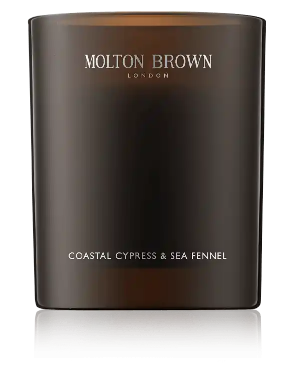Molton Brown Coastal Cypress & Sea Fennel Single Wick Candle (190 g) Geld-Zurück-Garantie