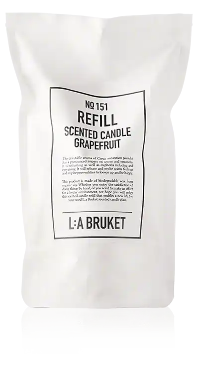 L:A BRUKET Home Fragrance 151 Refill Scented Candle Grapefruit (260 g) Knallerangebot