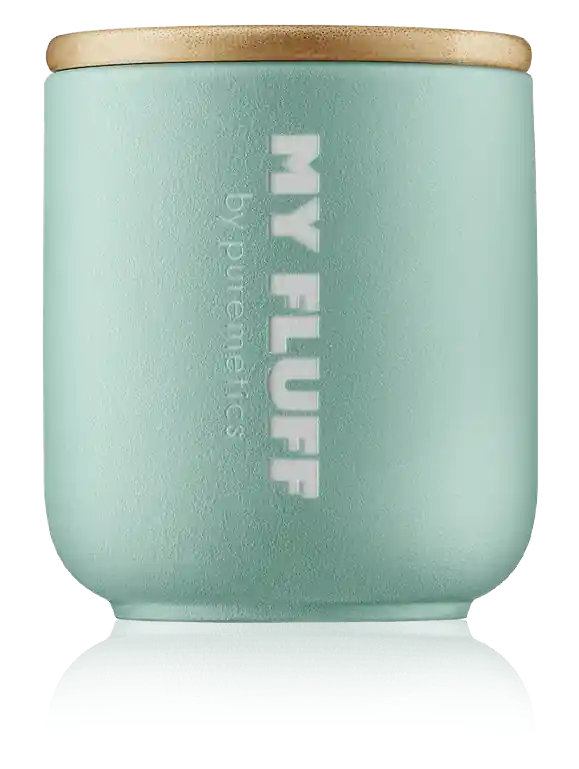 puremetics Accessoires MY FLUFF Keramikgefäß Türkis Kostenloser Rückversand