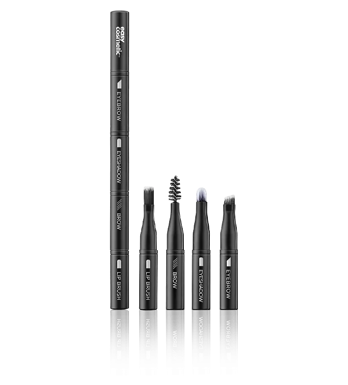 easycosmetic Beauty & More Stackable Travel-Size Multi-Brush Top-Qualität