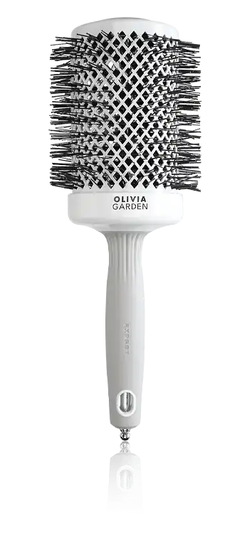 Preisknaller Olivia Garden Expert Blowout Shine 65/80 mm weiß & grau