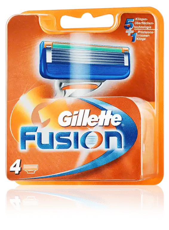 Gillette Fusion Rasierklingen (4 Stück) Premium