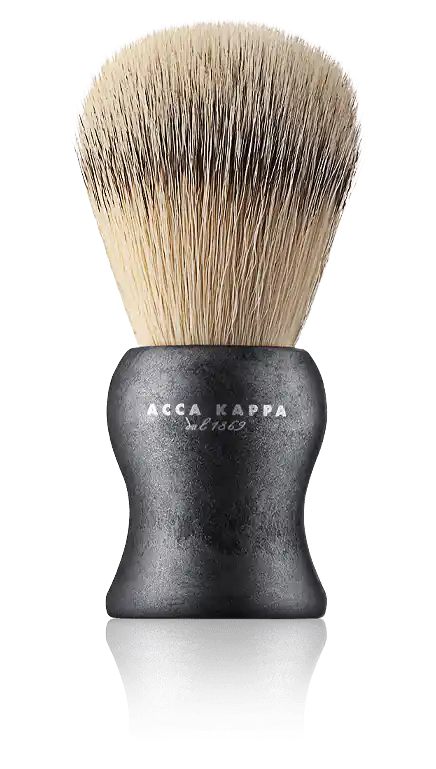 Acca Kappa Men's Grooming Shaving Brush - Natural Style - Synthetic Fibers Black Nur Heute