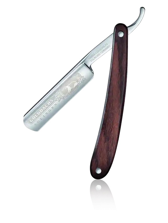 Golddachs Rasiermesser Griffschale Indian Rosewood Ausverkauf