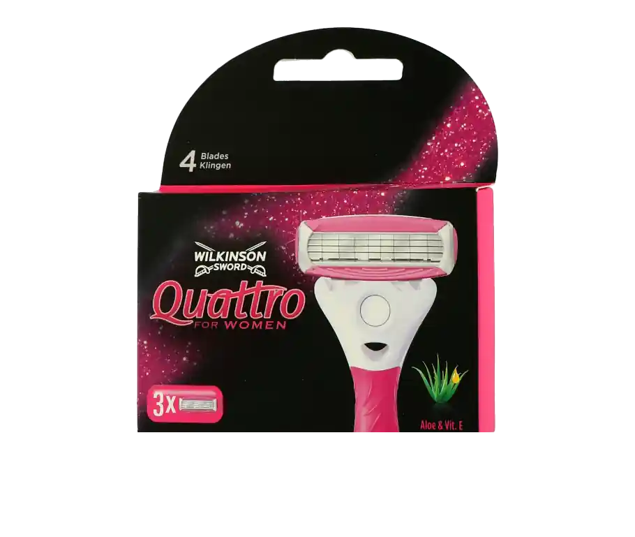 Wilkinson Quattro for Women Ersatzklingen (3 Stück) Expressversand