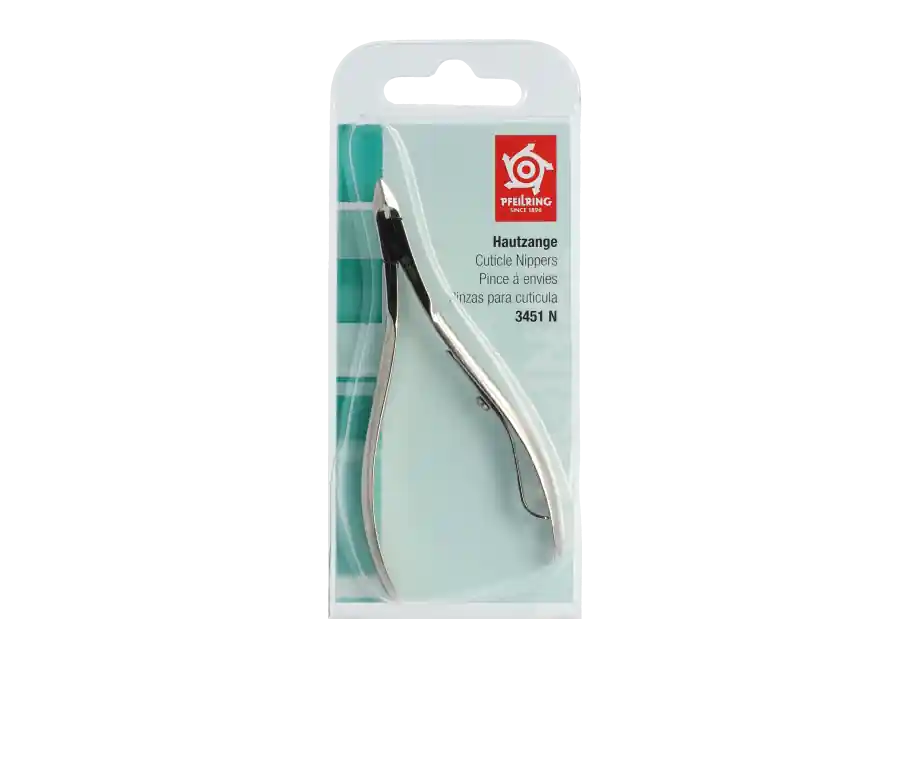 Pfeilring Hautzangen Hautzange, lange Schneide, vernickelt 9,5 cm Heißes Angebot