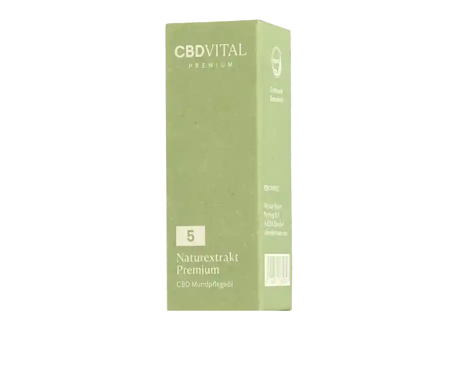 CBD VITAL Naturextrakt Premium CBD Mundpflegeöl 5% (10 ml) Garantierte Lieferung
