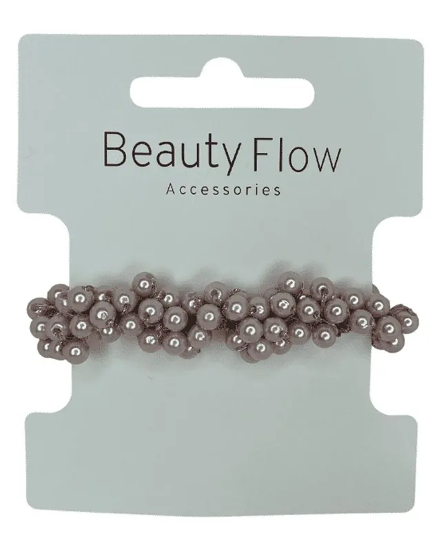 Beauty Flow Estella Pearl Hair Tie Old Rose Neuheit