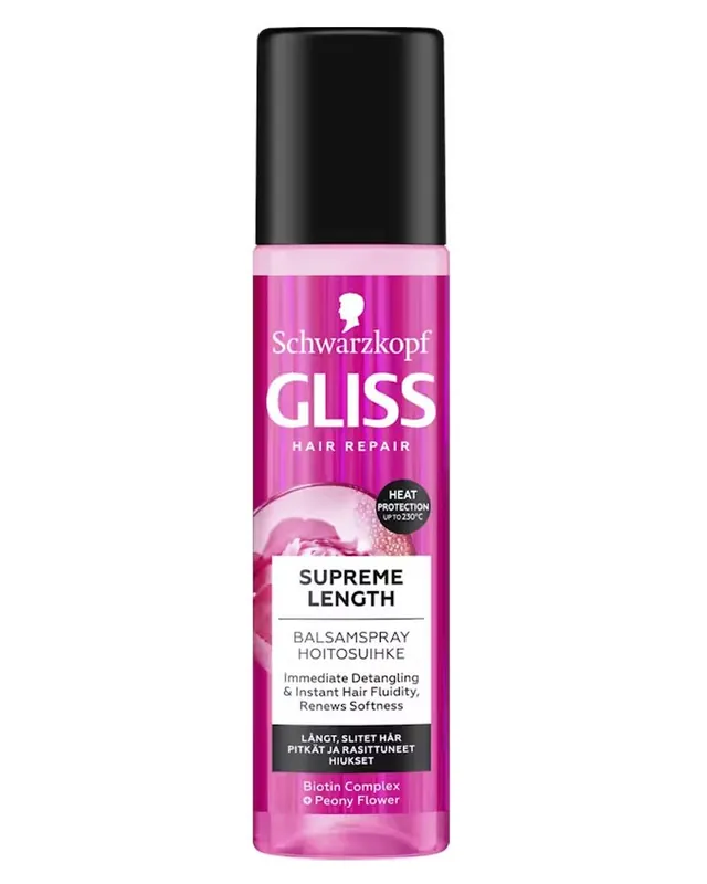 Top-Qualität Schwarzkopf Gliss Supreme Length Balsamspray