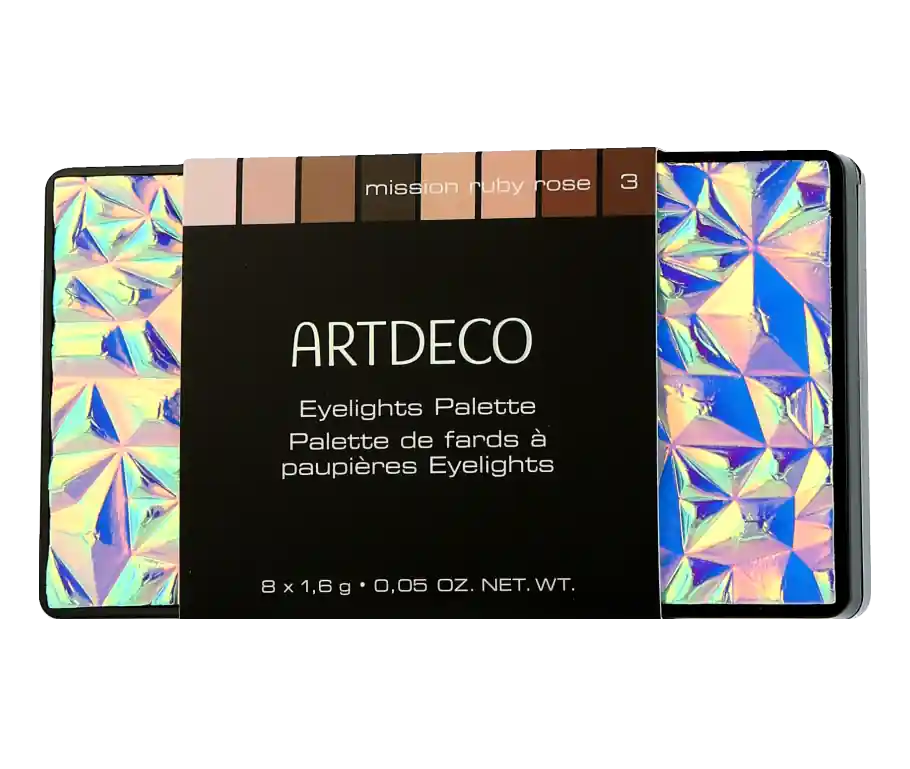 Nur Für Kurze Zeit Artdeco Palette Eyelights Palette Mission Ruby Rose (8 x 1,6 g)