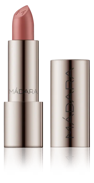 MÁDARA Dazzle Night Satin Shine Lipstick 501 Flattery (3,8 g) Handgefertigt