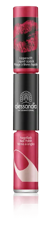 Alessandro Perfect Pair Liquid Lipstick & Polish 908 Pink Diva (10 g) Kostenfreie Lieferung