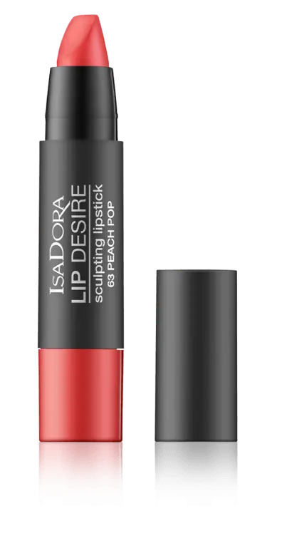 Meistverkauft IsaDora Lip Desire Sculpting Lipstick 63 Peach Pop (3,3 g)