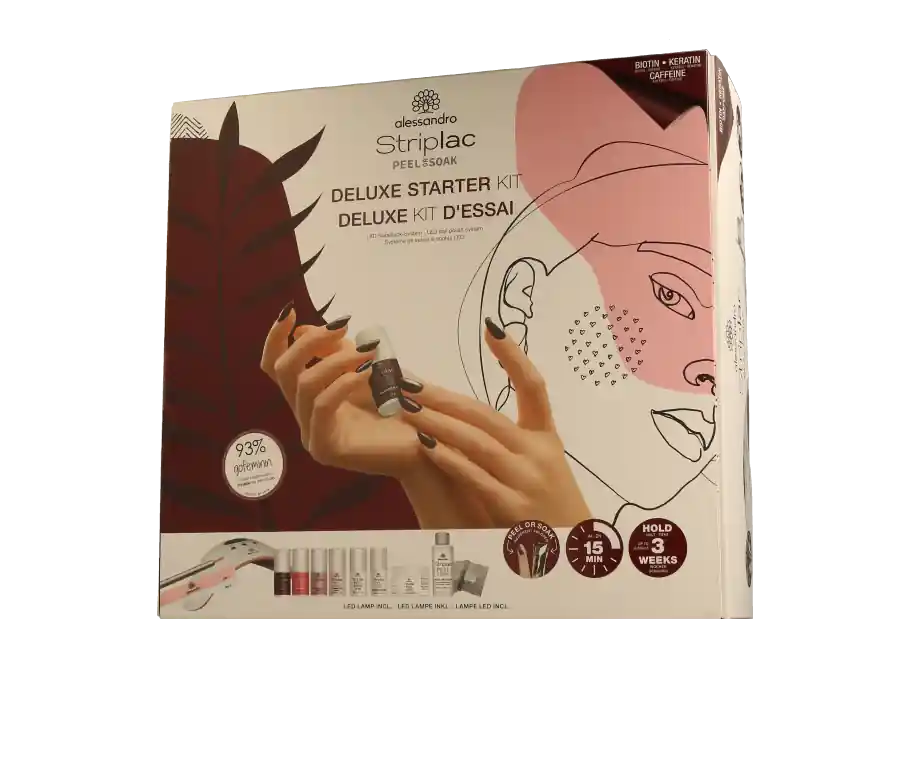 Angebot Alessandro Striplac Peel or Soak Deluxe Starter Kit