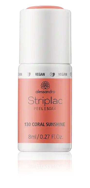 Alessandro Striplac Peel or Soak 130 Coral Sunshine (8 ml) Direkt Vom Hersteller