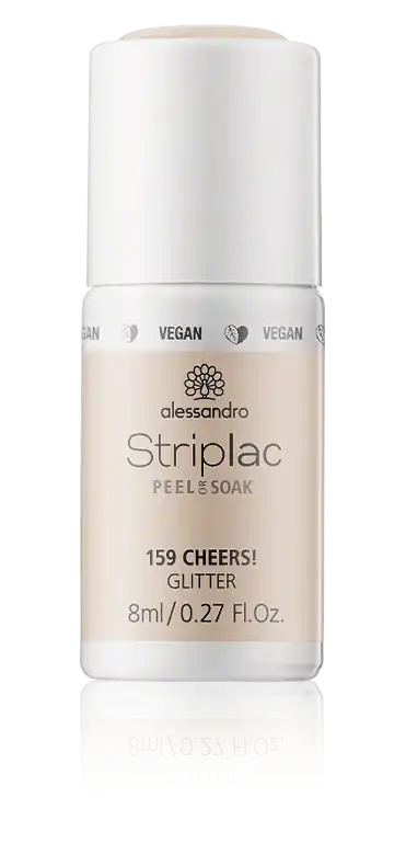 Alessandro Striplac Peel or Soak 159 Cheers! Glitter (8 ml) Garantierte Lieferung