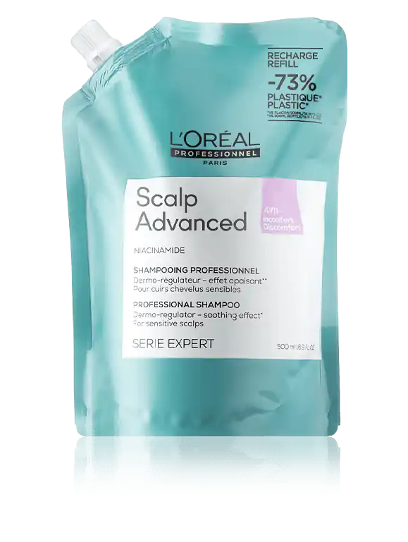 Weltweiter Versand L'Oréal Professionnel Serie Expert Scalp Advanced Professional Shampoo Dermo-Regulator Refill (500 ml)
