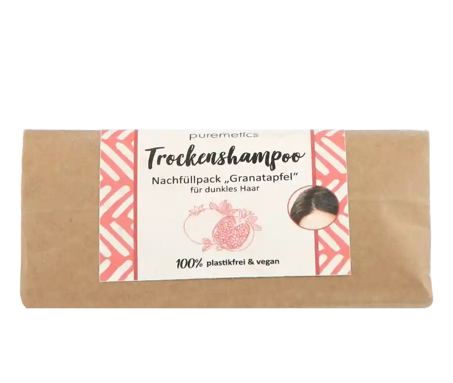 Neuheit puremetics Trocken-Shampoo Granatapfel Nachfüllpack (100 g)