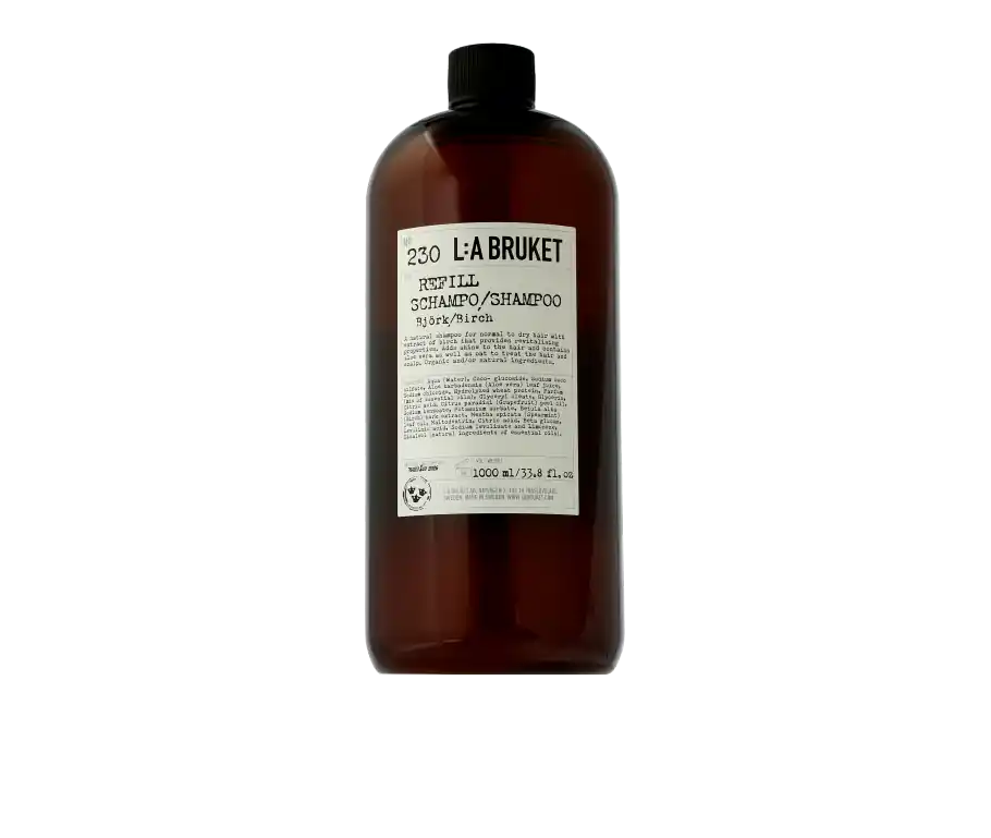 L:A BRUKET Hair Care 230 Shampoo Birch Refill (1000 ml) Markenprodukt