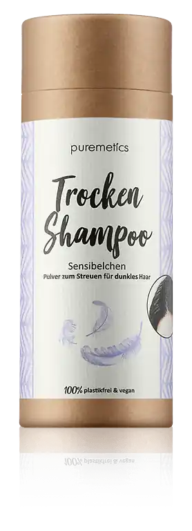 Knallerangebot puremetics Trocken-Shampoo Sensibelchen - dunkles Haar (100 g)