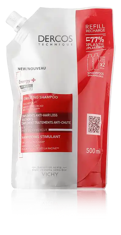 Garantierte Lieferung Vichy Dercos Energising Stimulating Shampoo Refill (500 ml)